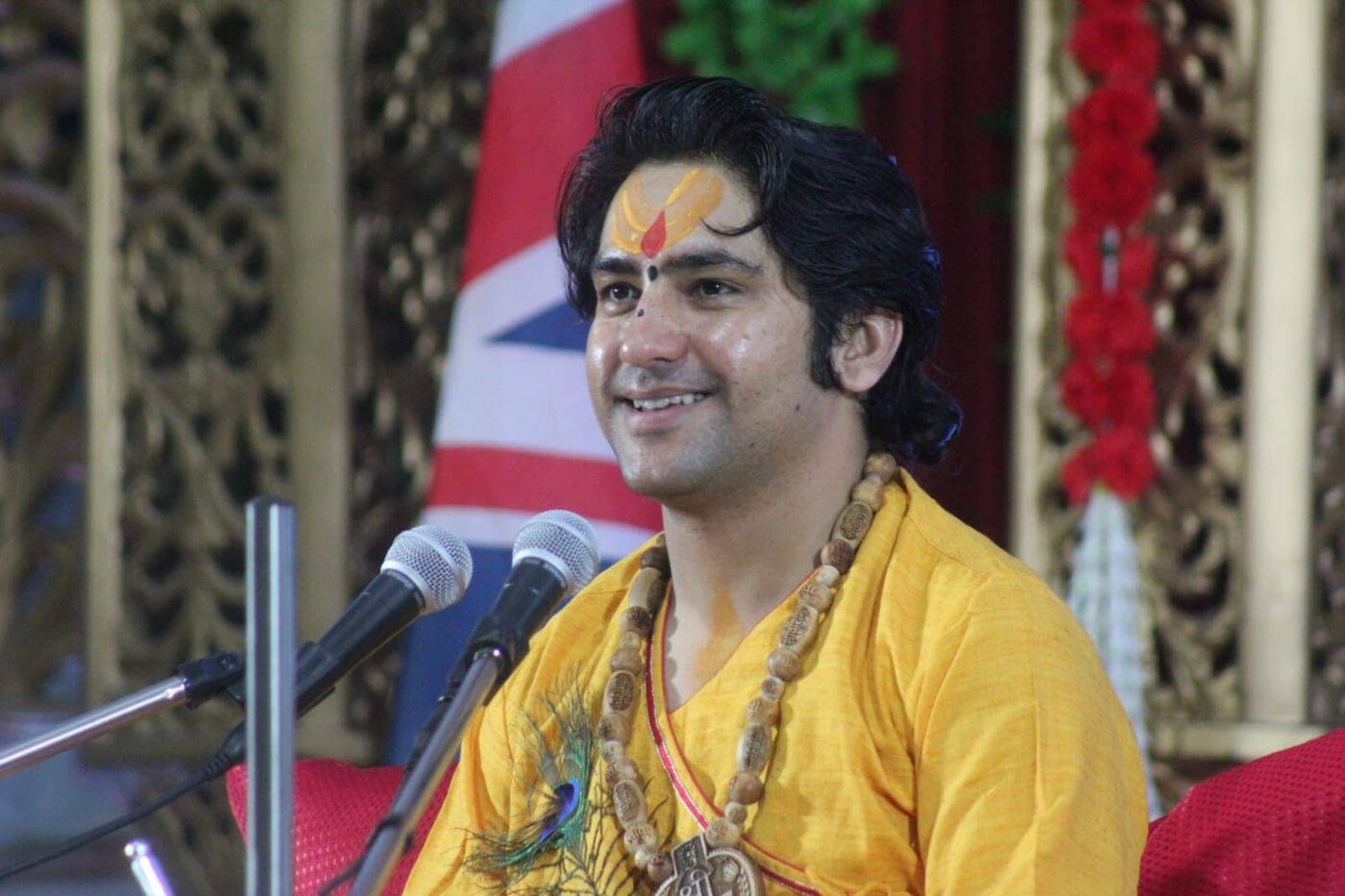 Bageshwar Dham Sarkar — Guruji smiling in blessing